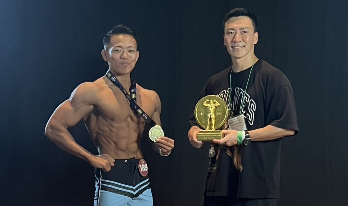 FWJ フィジーク トロフィーメダルセット 2位 嶋崎晃太